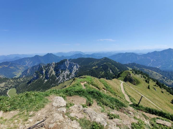 view from the summit (west)